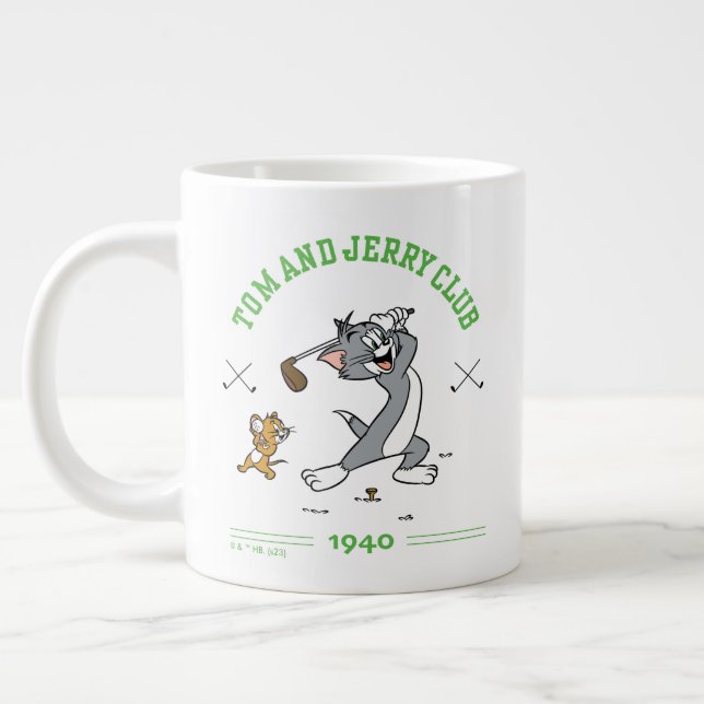 Tom & Jerry Golfing Club 1940 Jumbo-Tasse (Links)