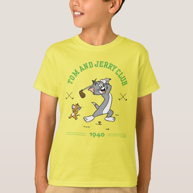 Tom & Jerry Golfing Club 1940 T-Shirt (Vorderseite)