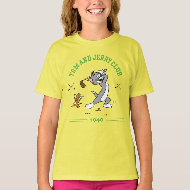 Tom & Jerry Golfing Club 1940 T-Shirt (Vorderseite)