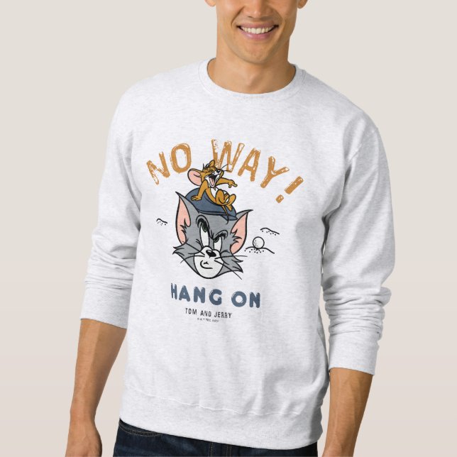 Tom & Jerry Golfing "No Way" Sweatshirt (Vorderseite)