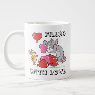 Tom & Jerry Inflate Valentine Herzballone Jumbo-Tasse