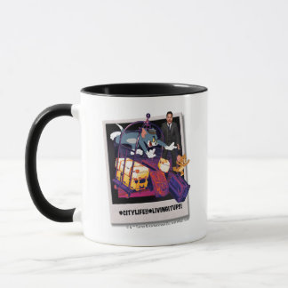 Tom & Jerry Luggage Crash Foto Tasse