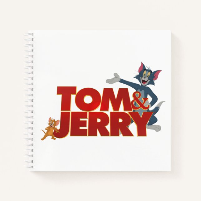Tom & Jerry mit Filmlogo Notizbuch (Vorderseite)