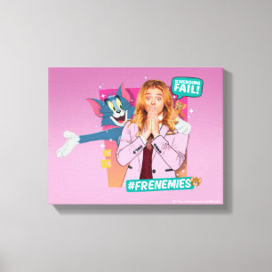 Tom & Jerry mit Kayla - Frenemies Leinwanddruck