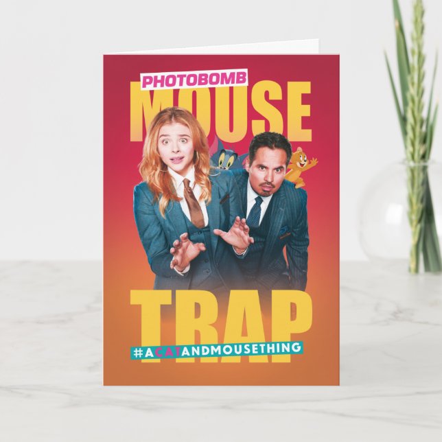 Tom & Jerry mit Kayla und Terrance - Mausfalle Karte (Vorderseite)