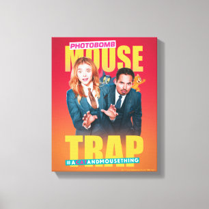 Tom & Jerry mit Kayla und Terrance - Mausfalle Leinwanddruck