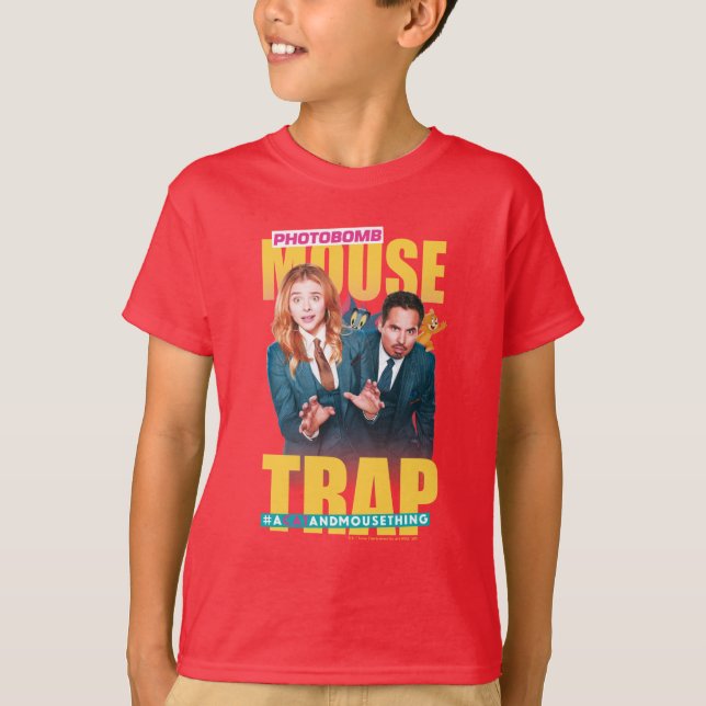 Tom & Jerry mit Kayla und Terrance - Mausfalle T-Shirt (Vorderseite)