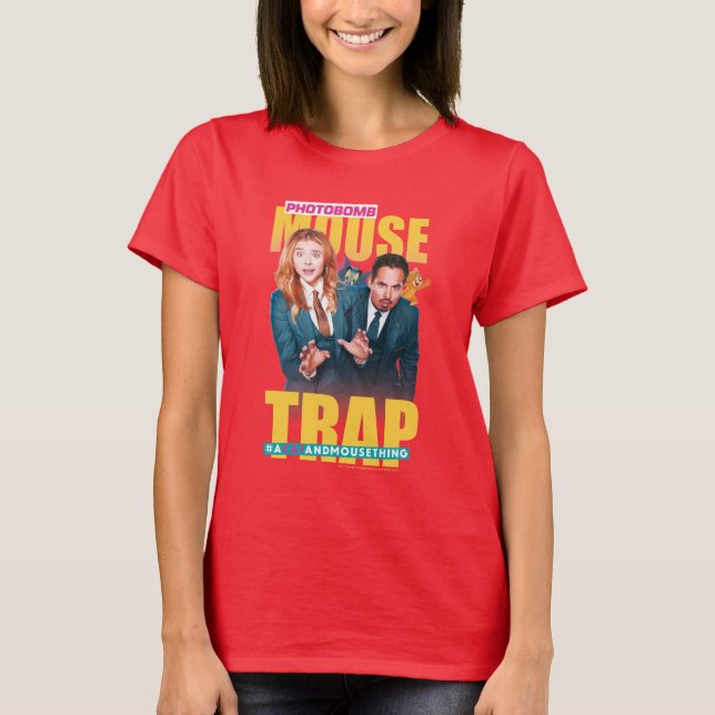 Tom & Jerry mit Kayla und Terrance - Mausfalle T-Shirt (Vorderseite)