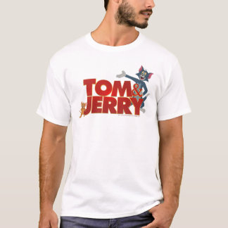 Tom & Jerry mit Movie-Logo T-Shirt