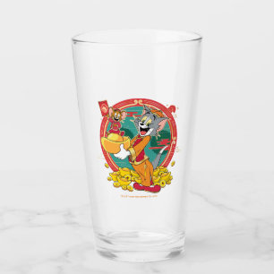 Tom & Jerry New Years Red Envelope Glas