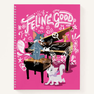 Tom & Jerry Play Piano - Feline Good Notizbuch