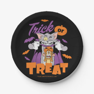 Tom & Jerry Trick or Treat Pappteller