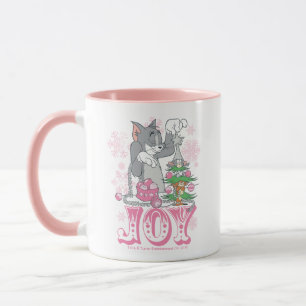 Tom, Jerry und Nibbles dekorieren Joy Tasse