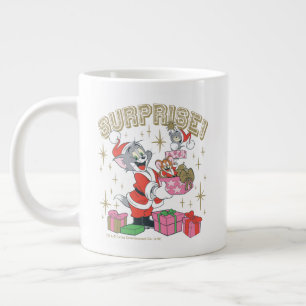 Tom, Jerry und Nibbles Holiday Überraschung Jumbo-Tasse