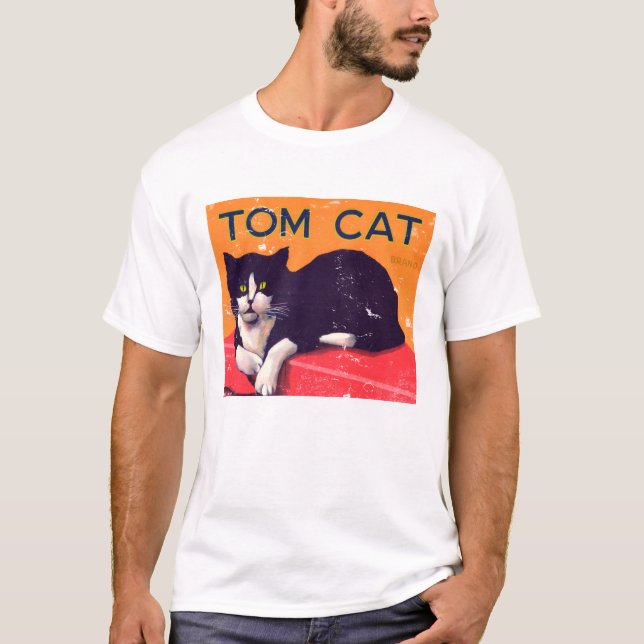 Tom-Katze T-Shirt (Vorderseite)