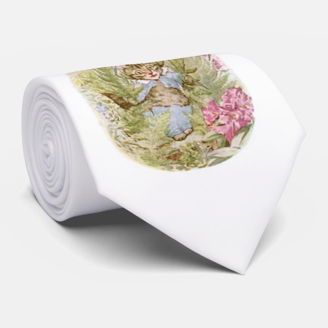 Tom Kitten (Niedliche Katze Illustration) Beatrix  Krawatte (Gerollt)