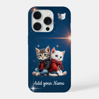 Tom & Luna – Personalisierte Sternennacht-Handyhül iPhone 15 Pro Hülle