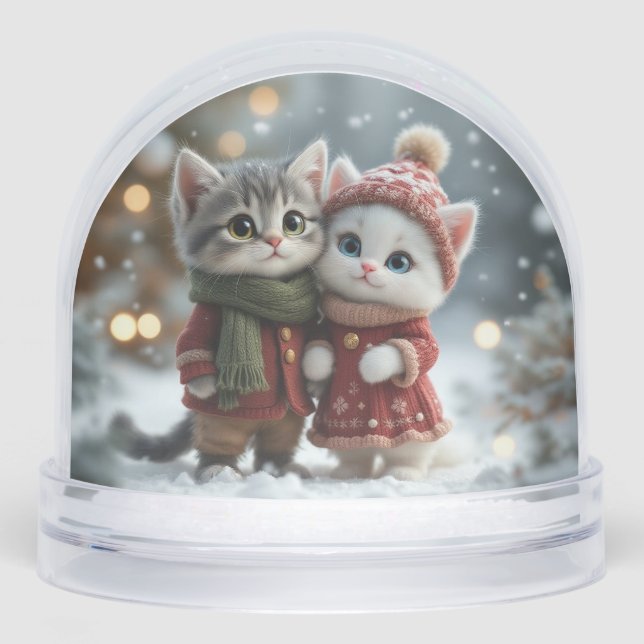 Tom & Luna’s Adventures – 2025 Christmas Snowglobe Schneekugeln (Vorderseite)