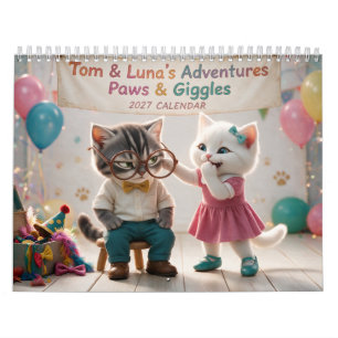 Tom & Lunas Pfoten & Kichern 2027 Lustiger Kalende Kalender