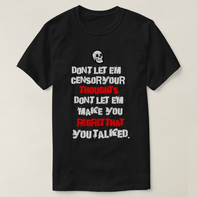 Tom Macdonald - Politisch inkorrekte Texte Art C T-Shirt (Design vorne)