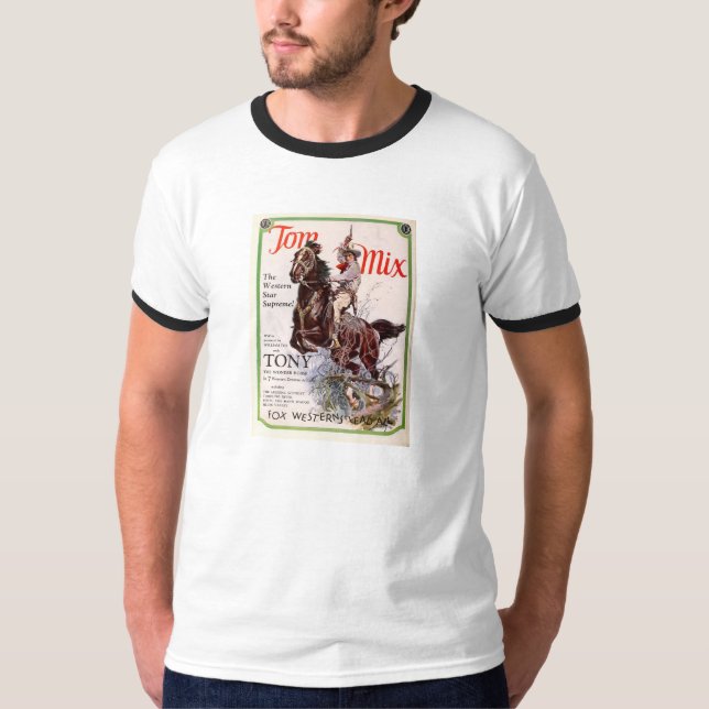 Tom-Mischungs- und Tony1927 Filme Promo T - Shirt (Vorderseite)
