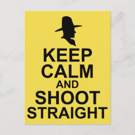 Tom Mix Behielt Ruhe und Schieß gerade Postkarte