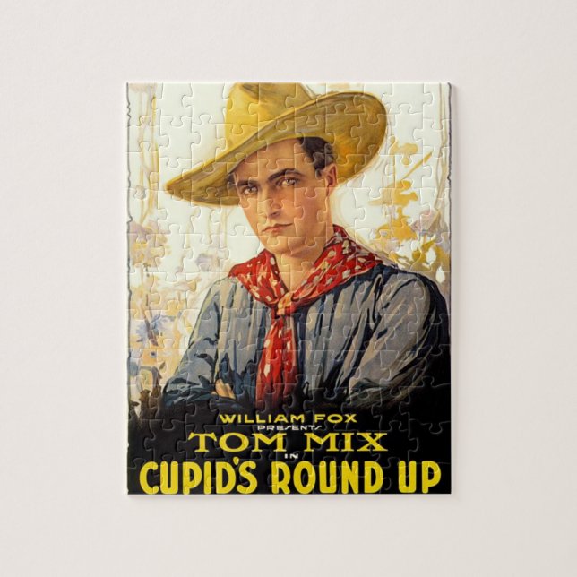 Tom Mixfilm-Plakat-Puzzlespiel 1918 Puzzle (Vertikal)