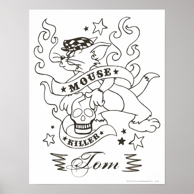 Tom Mouse Killer Tattoo 1 Poster (Vorne)