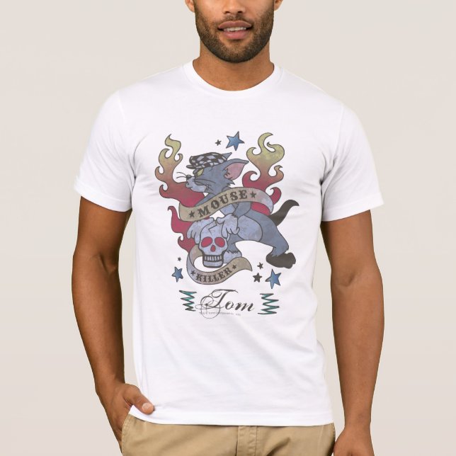 Tom Mouse Killer Tattoo 2 T-Shirt (Vorderseite)