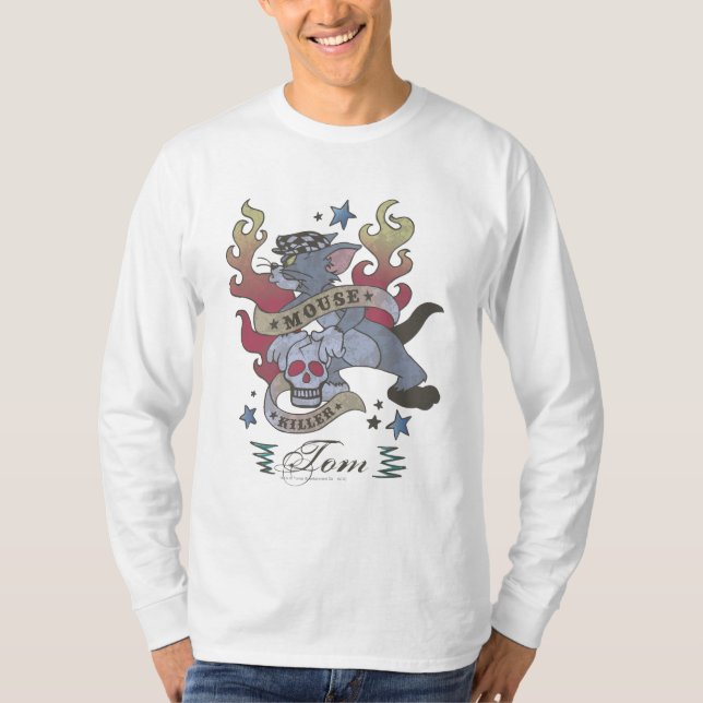 Tom Mouse Killer Tattoo 2 T-Shirt (Vorderseite)
