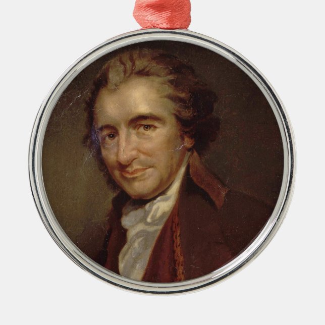 Tom Paine Silbernes Ornament (Vorne)
