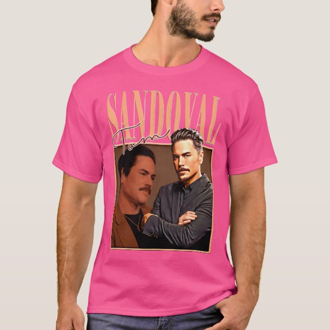Tom Sandoval Vintag Style T-Shirt (Vorderseite)