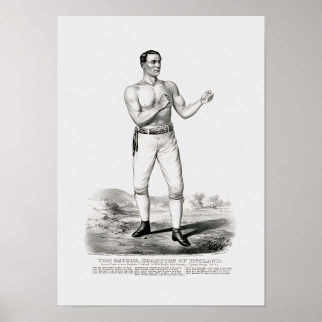 Tom Sayers - Champion Prize Fighter of England Poster (Vorne)
