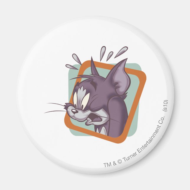 Tom Scaredy Cat Magnet (Vorne)