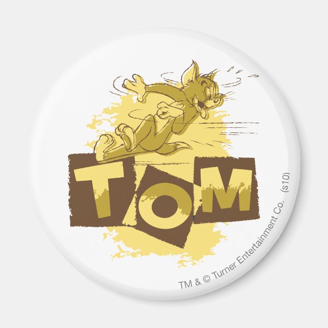 Tom schiebt Stopp Magnet (Vorne)