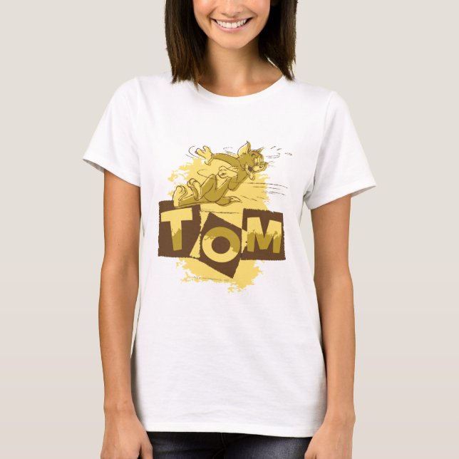 Tom schiebt Stopp T-Shirt (Vorderseite)