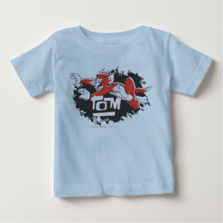 Tom Schwarz-Rot-Logo Baby T-shirt