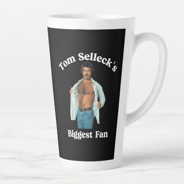 Tom Sellecks größter Fan Retro-Design Milchtasse (Rechts)