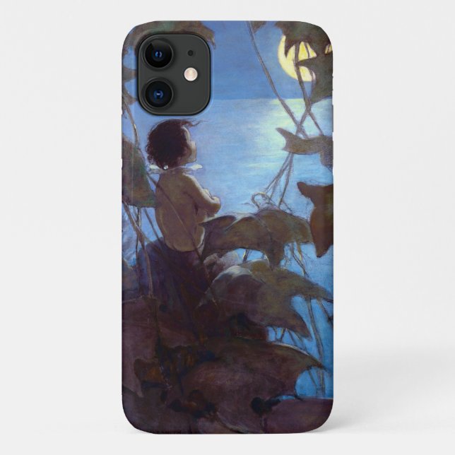 Tom sieht sich den Mond an, Jessie Willcox-Smith Case-Mate iPhone Hülle (Rückseite)