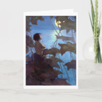 Tom sieht sich den Mond an, Jessie Willcox-Smith