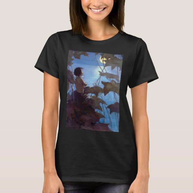 Tom sieht sich den Mond an, Jessie Willcox-Smith T-Shirt (Vorderseite)