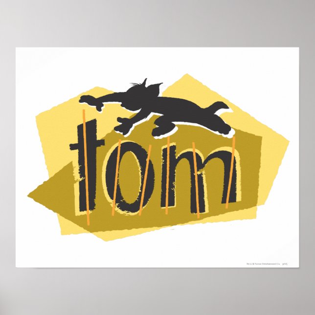 Tom-Silhouette-Logo Poster (Vorne)