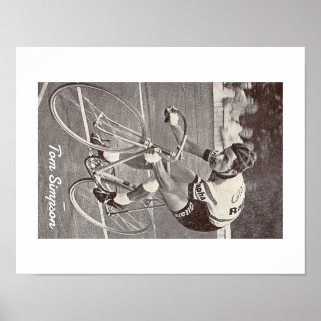 Tom Simpson Poster drucken (Vorne)