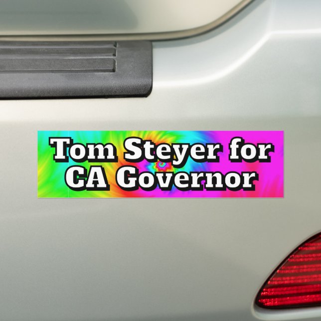 Tom Steyer for CA Governor  Autoaufkleber (Auf Auto)