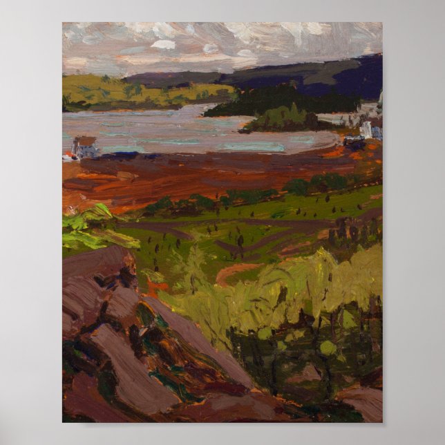 Tom Thompson Painting Canoe Lake Ontario Land Poster (Vorne)