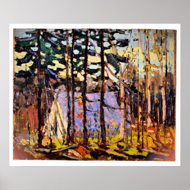 Tom Thomson - Artist's Camp, Kanusee Poster (Vorne)