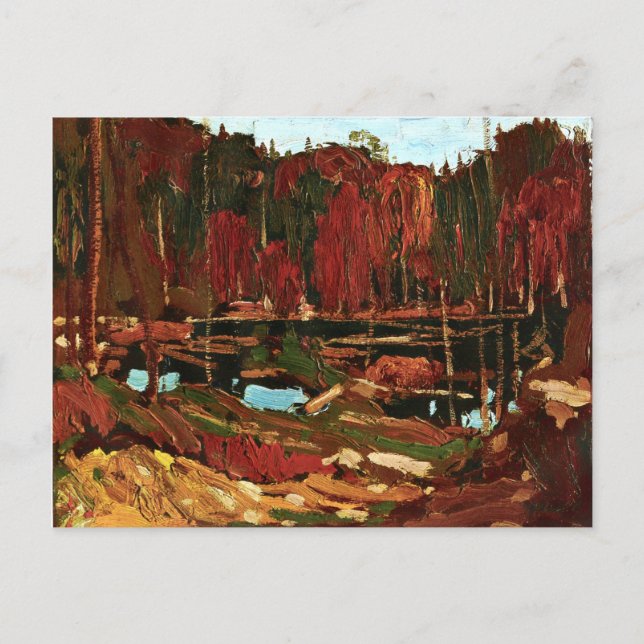 Tom Thomson - Backwater Postkarte (Vorderseite)