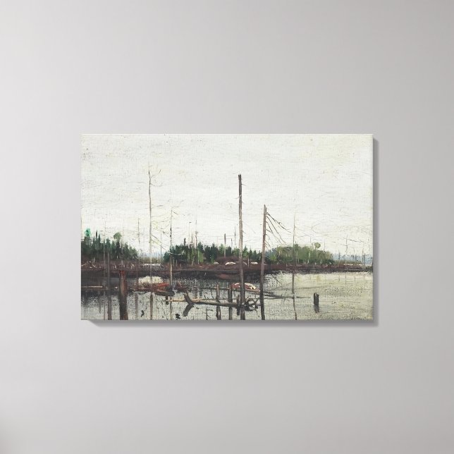 Tom Thomson - DROWNED LAND 1912 Leinwanddruck (Vorderseite)