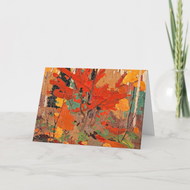 Tom Thomson - Herbst Karte (Vorderseite)