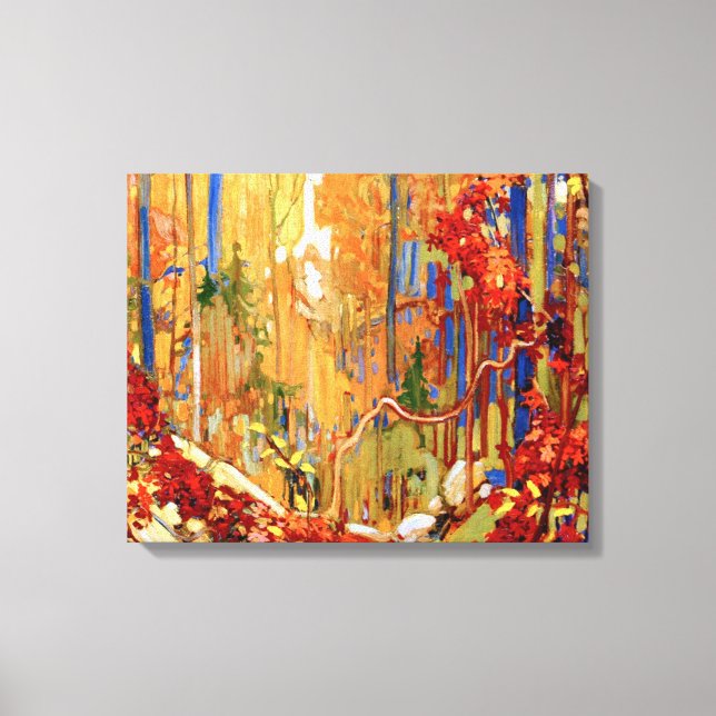 Tom Thomson - Herbstgarten Leinwanddruck (Vorderseite)